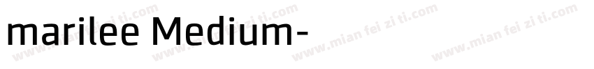 marilee Medium字体转换